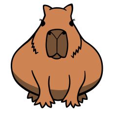 Cute capybara