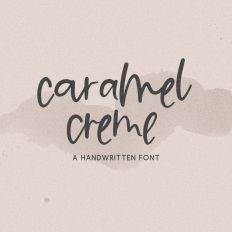 Caramel Creme Script Font