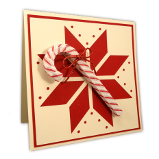 Card Nordic Star with Cane