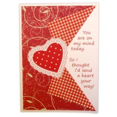 Card Corners Fold With Heart Verse 5x7