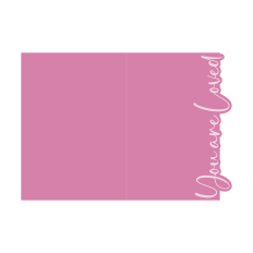 You are Loved A7 Cut & Layer Card