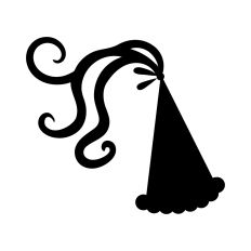 Party hat silhouette