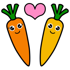 Cute Carrot Couple
