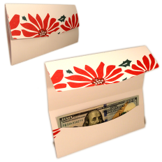 Cash Gift Envelope Border Print