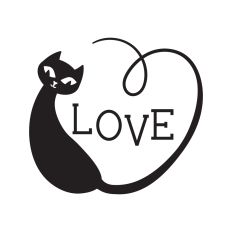 Valentines day cat