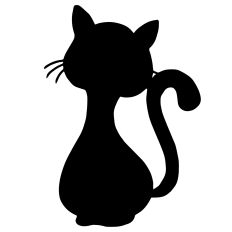Cute Cat Silhouette