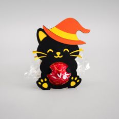 Halloween candy holder - Black cat