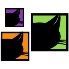 Cat Fold Over Card