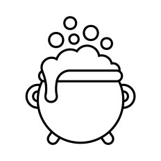 Cauldron SVG | Halloween Clipart