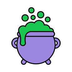 Cauldron SVG | Halloween Clipart