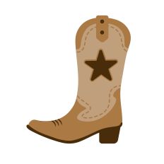 Sheriff Cowboy Boot with Star