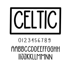 Celtic Handwritten Font
