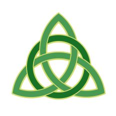 Celtic Trinity Knot, Irish Triquetra for St. Patrick's Day Crafts