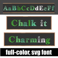 Chalk It Charming Color Font
