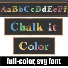 Chalk It Color Font