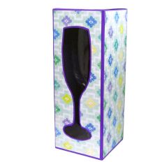 Champagne glass box - 21cm tall