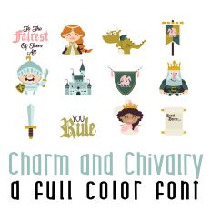 Charm and Chivalry Full Color Font