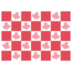 Checkerboard Canada Pattern