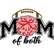 Cheer and Football Mom of Both 