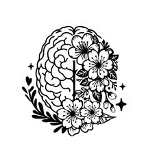 Floral Brain Cherry Blossoms