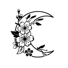 Crescent Moon Cherry Blossom