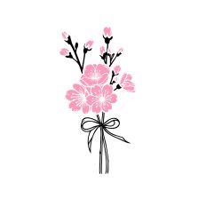 Cherry Blossom Bouquet and bow