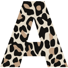 Cheetah Letter A