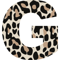 Cheetah Letter G