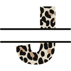 Cheetah J Monogram