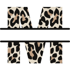 Cheetah M Monogram