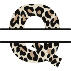 Cheetah Q Monogram