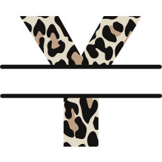 Cheetah Y Monogram