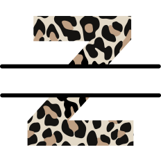 Cheetah Z Monogram