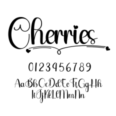 Cherries Font