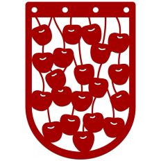 Sweet Cherries Party Bunting Garland Flag