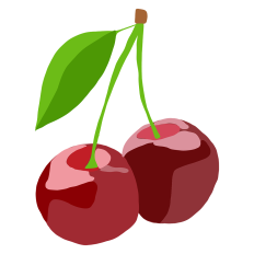 Red Cherries Sticker
