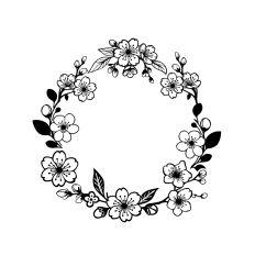 Cherry Blossom Floral Wreath