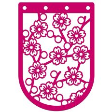 Sakura Cherry Blossom Bunting Flag Garland