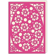 Cherry Blossom Sakura Easter Egg Card