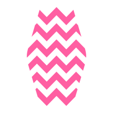 Chevron Motel Keychain SVG | Motel Keychain Design