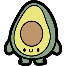 chibi avocado