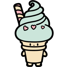 chibi mint cone