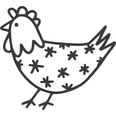 Chick with Stars