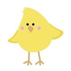 Cute Baby Chick for Easter Paper Crafts - Silhouette Studio
