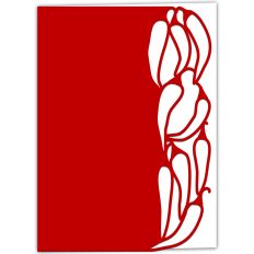 Chili Pepper Edged Card