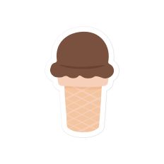Chocolate Ice Cream Cone