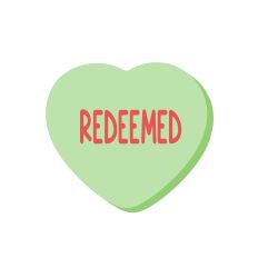 Christian Conversation Heart - Redeemed - for Silhouette Studio