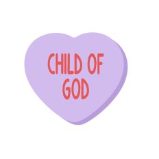 Christian Conversation Heart - Child of God - Digital Cut File