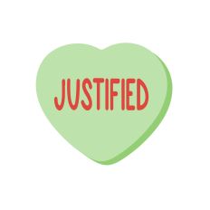 Christian Conversation Heart - Justified - for Silhouette Studio