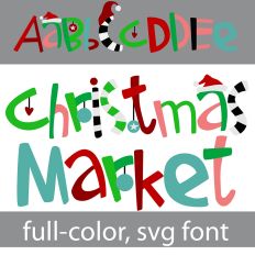 Christmas Market Color Font